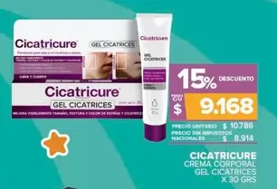 Cicatricure - Crema Corporal Gel Cicatrices 