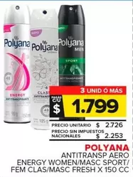 Polyana - Antitransp Aero Energy Women