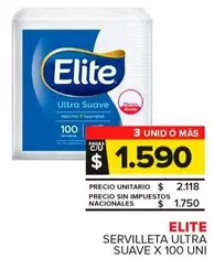Elite - Servilleta Ultra Suave