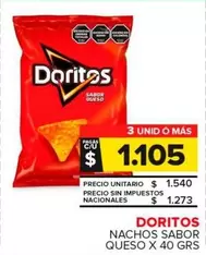 Doritos - Nachos Sabor Queso