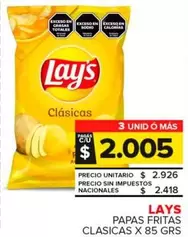 Lay's -  Papas Fritas Clasicas