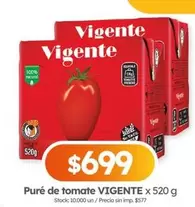 Vigente - Puré de tomate