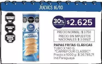 Carrefour - PAPAS FRITAS CLÁSICAS