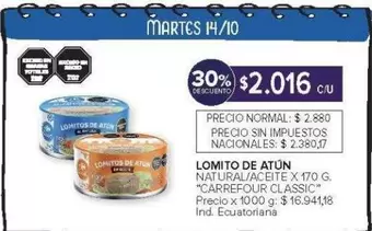 Carrefour - LOMITO DE ATUN