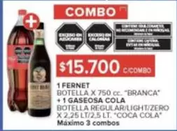Coca cola - FERNET + GASEOSA COLA