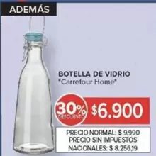 Carrefour home - BOTELLA DE VIDRIO