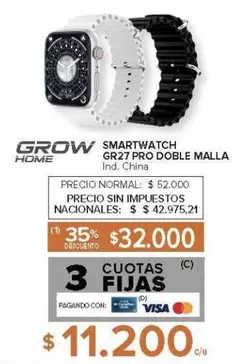 Pro - SMARTWATCH GR27 PRO DOBLE MALLA