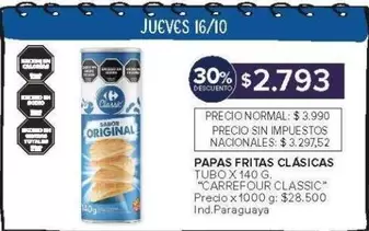 Carrefour - PAPAS FRITAS CLÁSICAS