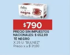 Negro - TÉ NEGRO