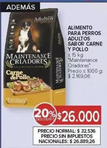 Criadores - Alimento Para Perros Adultos Sabor Carne Y Pollo