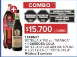 Coca cola - FERNET + GASEOSA COLA