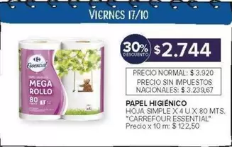 Carrefour - PAPEL HIGIÉNICO