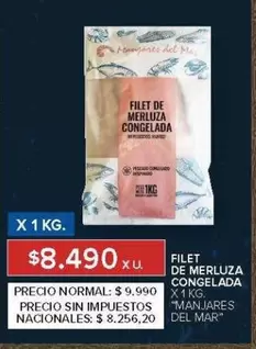 X$ - FILET DE MERLUZA CONGELADA