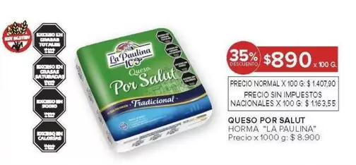 La paulina - Queso Por Salut