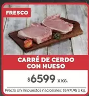 X$ - CARRÉ DE CERDO CON HUESO