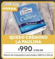 La paulina - QUESO CREMOSO