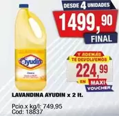 Ayudin - LAVANDINA x 2 It.