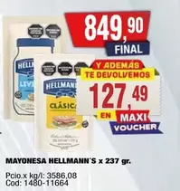 Hellmann's - MAYONESA x 237 gr.
