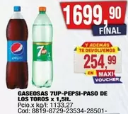 Paso de los Toros - GASEOSAS 7UP-PEPSI-PASO DE LOS TOROS