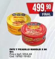 Marolio - PATE Y PICADILLO X 90