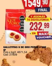 9 de oro - 9 DE ORO PEPAS