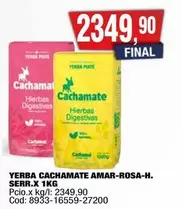 Cachamate - AMAR-ROSA-H. SERR.X 1KG