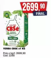 CBSE - YERBA x1 KG
