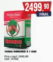 Romance - YERBA ROMANCE X 1 KGR