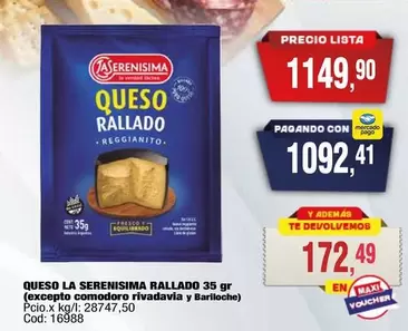 La Verdad - QUESO RALLADO