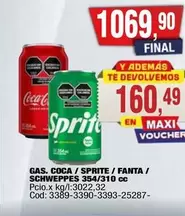 Sprite - COCA / SPRITE / FANTA / SCHWEPPES