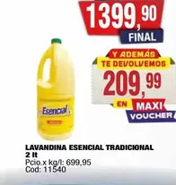 Esencial - LAVANDINA ESENCIAL TRADICIONAL