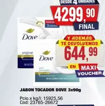 Dove - JABON TOCADOR