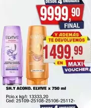 Elvive - SH.Y ACOND. ELVIVE x 750 ml
