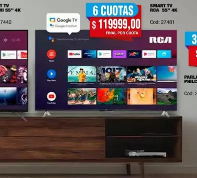 RCA - SMART TV 55" 4K