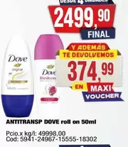 Dove - ANTITRANSP roll on 50ml