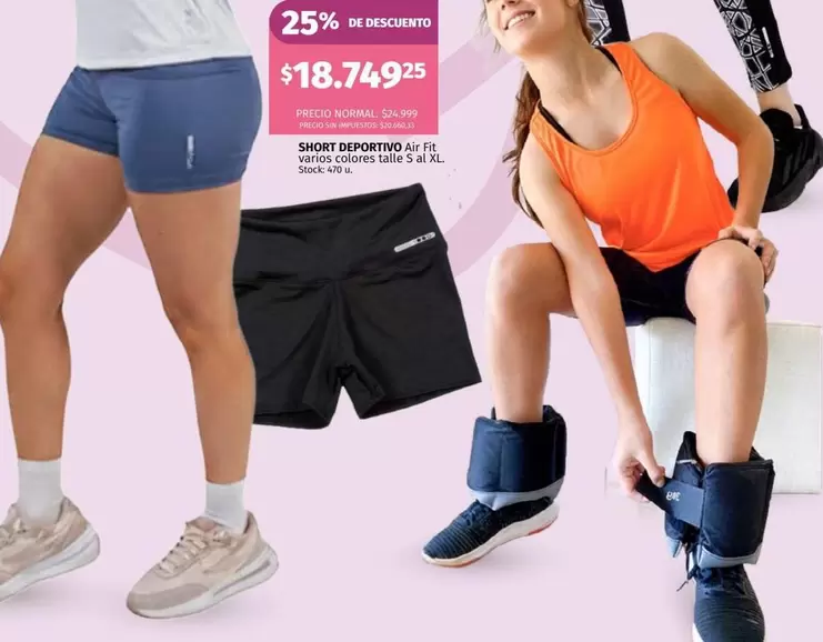 Fit - SHORT DEPORTIVO Air