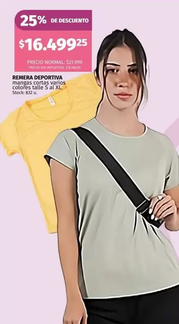 XL - REMERA DEPORTIVA