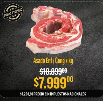 X$ - Asado Enf / Cong x kg