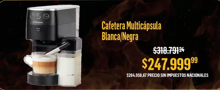 Cafetera Multicápsula