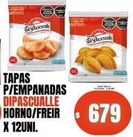 X$ - TAPAS P/EMPANADAS HORNO/FREIR