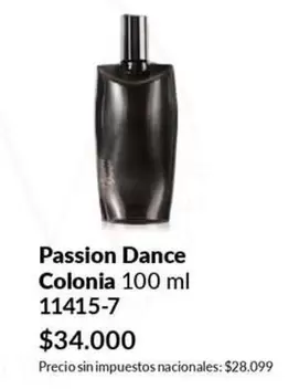 Passion Dance Colonia 100 ml 11415-7