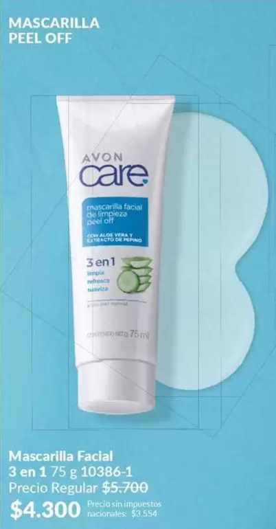 Avon - Mascarilla Facial 3 en 1 10386-1