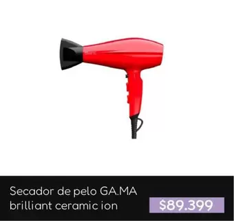 Secador de pelo brilliant ceramic ion