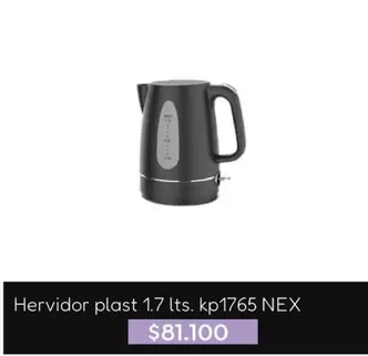 Nex - Hervidor plast 1.7 Lts. kp1765 NEX