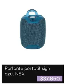 Nex - Parlante portatil sign azul NEX