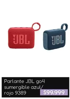 JBL - go4 sumergible azul/rojo 9389