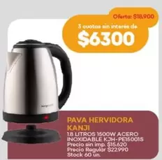 Kanji - PAVA HERVIDORA