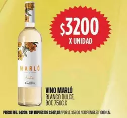 Bianchi - VINO MARLÓ