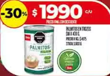 Dia - PALMITOS EN TROZOS