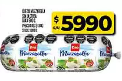 MOZZARELLA SIN LACTOSA